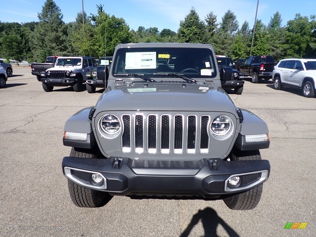 2022 Wrangler Unlimited Sahara 4x4 - Sting-Gray / Black photo #2