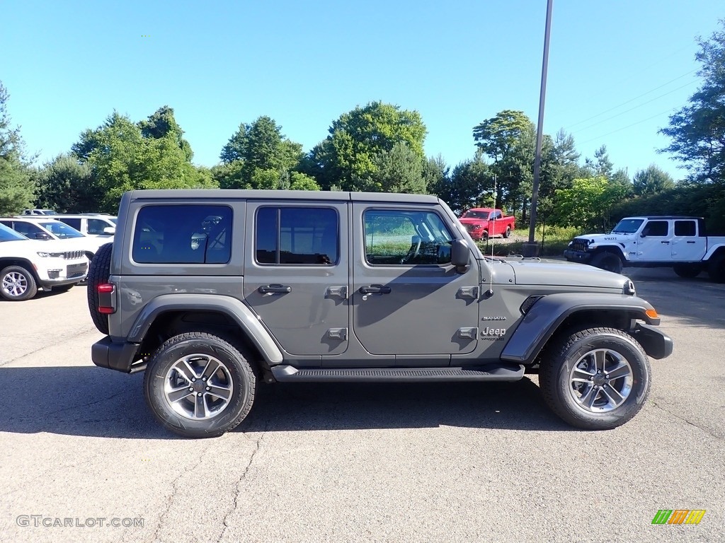 2022 Wrangler Unlimited Sahara 4x4 - Sting-Gray / Black photo #4