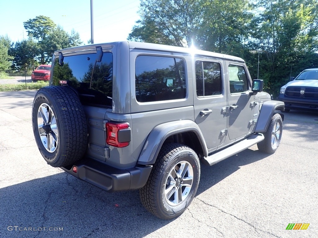2022 Wrangler Unlimited Sahara 4x4 - Sting-Gray / Black photo #5