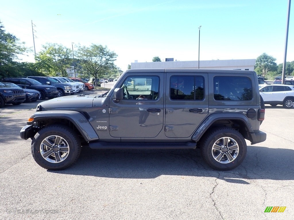 2022 Wrangler Unlimited Sahara 4x4 - Sting-Gray / Black photo #8