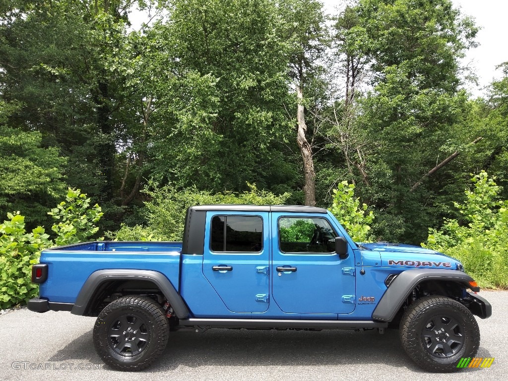 Hydro Blue Pearl 2022 Jeep Gladiator Mojave 4x4 Exterior Photo #144467828