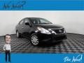 2019 Super Black Nissan Versa SV #144465709