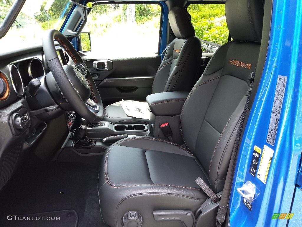 Black Interior 2022 Jeep Gladiator Mojave 4x4 Photo #144467993