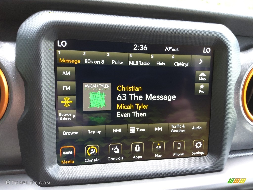 2022 Jeep Gladiator Mojave 4x4 Audio System Photo #144468296