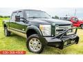2012 Forest Green Metallic Ford F250 Super Duty King Ranch Crew Cab 4x4  photo #1