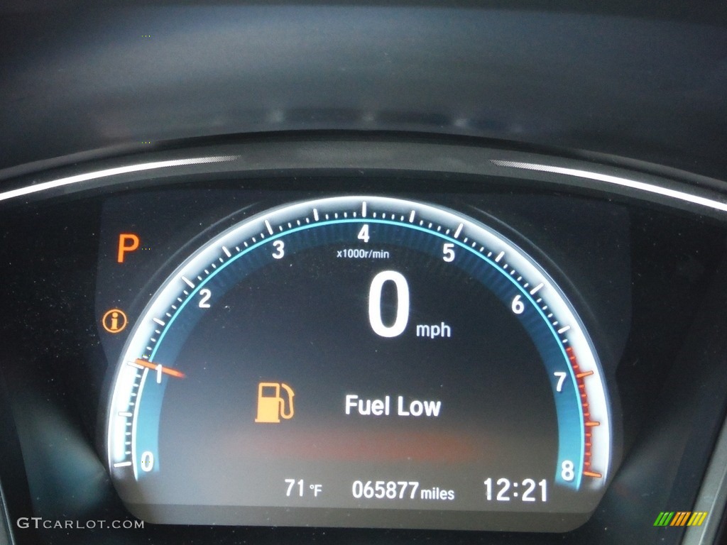 2018 Civic EX Sedan - Modern Steel Metallic / Gray photo #30