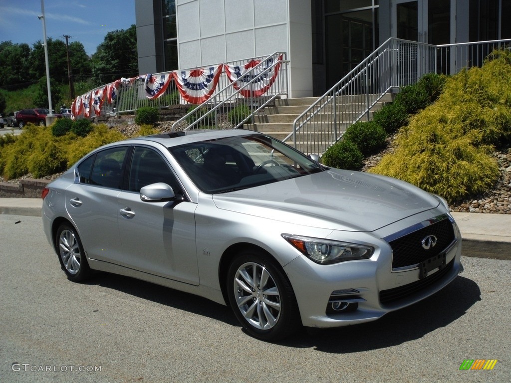 2017 Q50 3.0t AWD - Liquid Platinum / Graphite photo #1