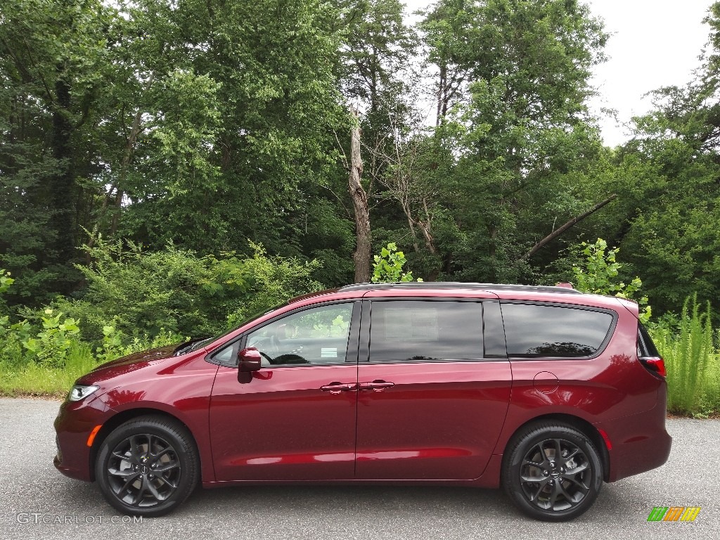 Velvet Red Pearl 2022 Chrysler Pacifica Touring L AWD Exterior Photo #144469757