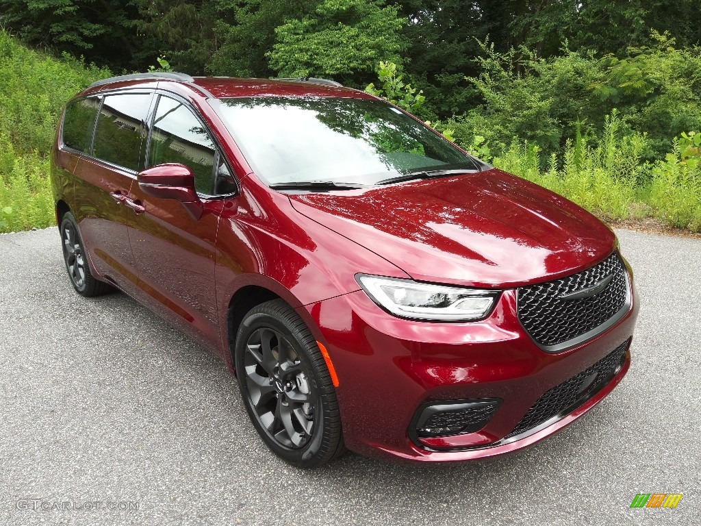 Velvet Red Pearl 2022 Chrysler Pacifica Touring L AWD Exterior Photo #144469832