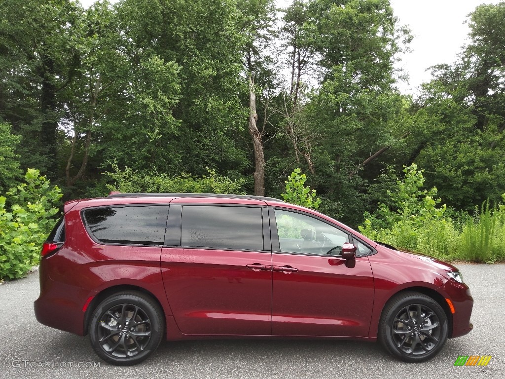 Velvet Red Pearl 2022 Chrysler Pacifica Touring L AWD Exterior Photo #144469865
