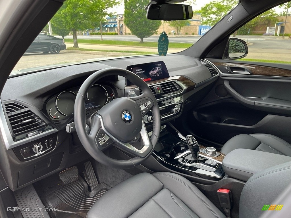 Black Interior 2020 BMW X3 xDrive30i Photo #144470546
