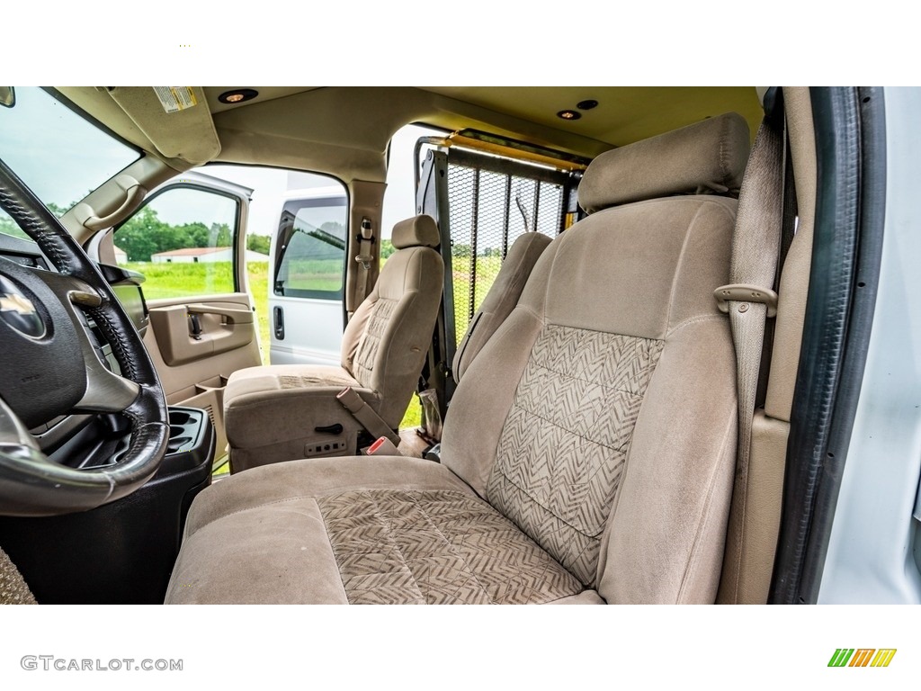 2008 Chevrolet Express LS 1500 Passenger Van Front Seat Photo #144470830