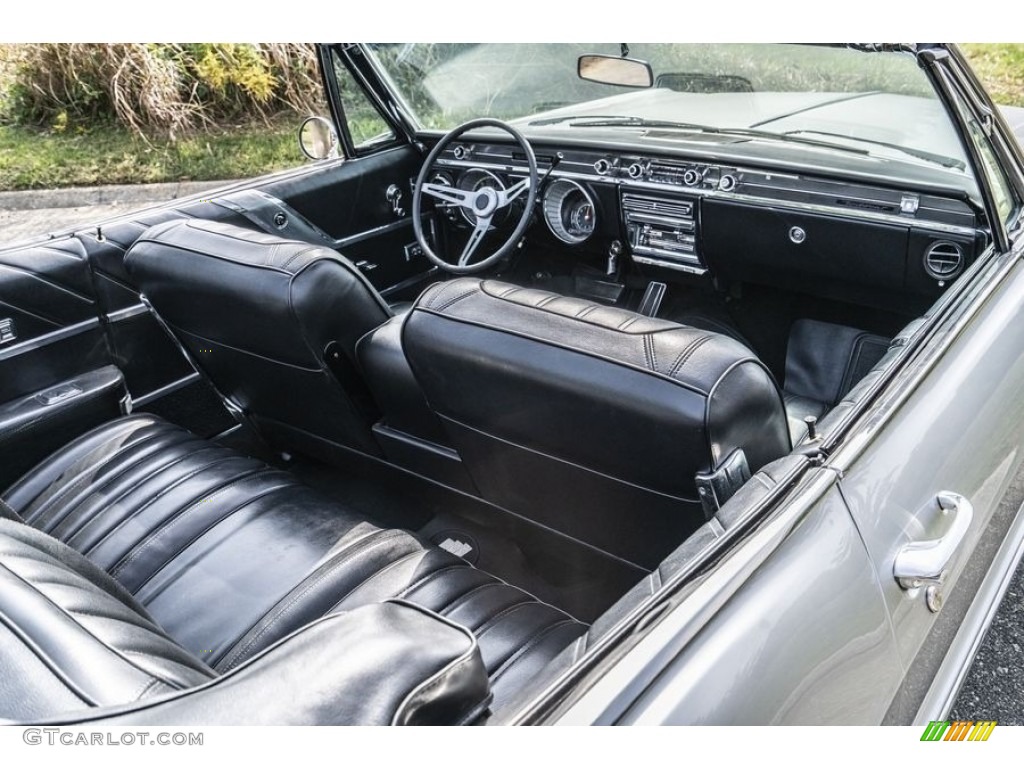 Black Interior 1965 Buick Wildcat Convertible Photo #144470906