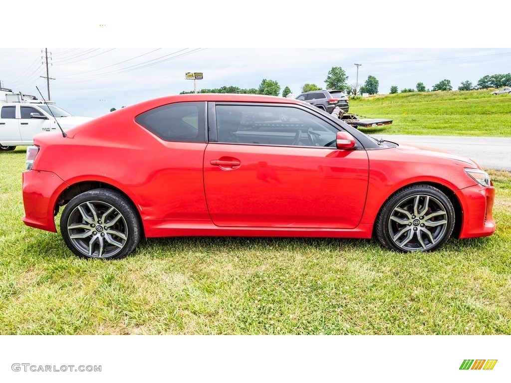 Absolutely Red 2015 Scion tC Standard tC Model Exterior Photo #144471011