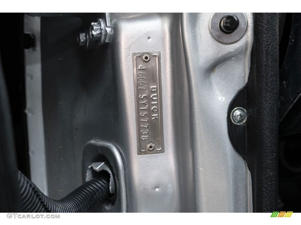 1965 Buick Wildcat Convertible Info Tag Photo #144471053