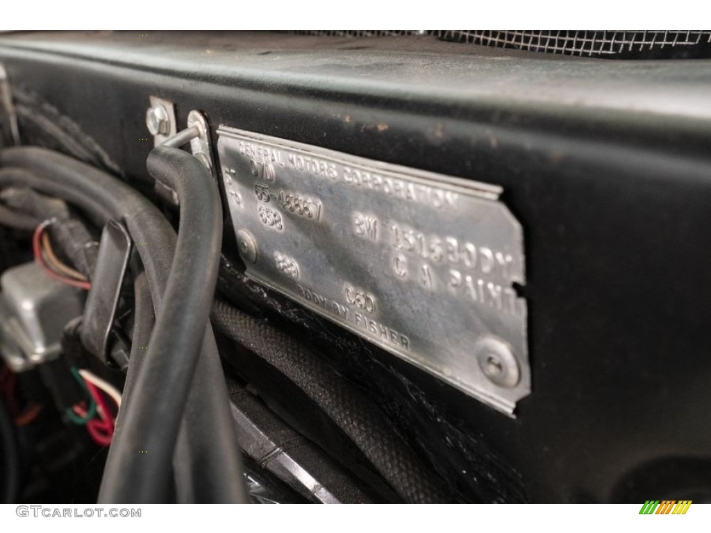 1965 Buick Wildcat Convertible Info Tag Photos