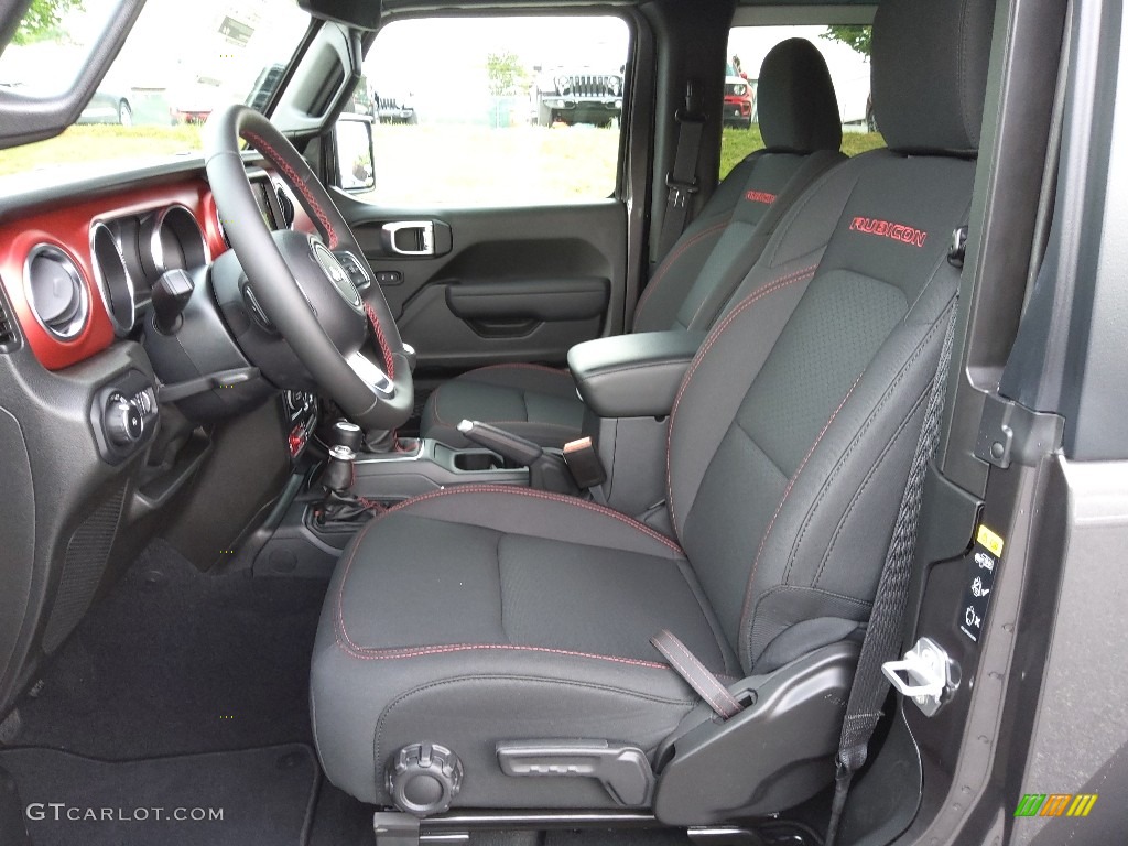 Black Interior 2022 Jeep Wrangler Rubicon 4x4 Photo #144471530
