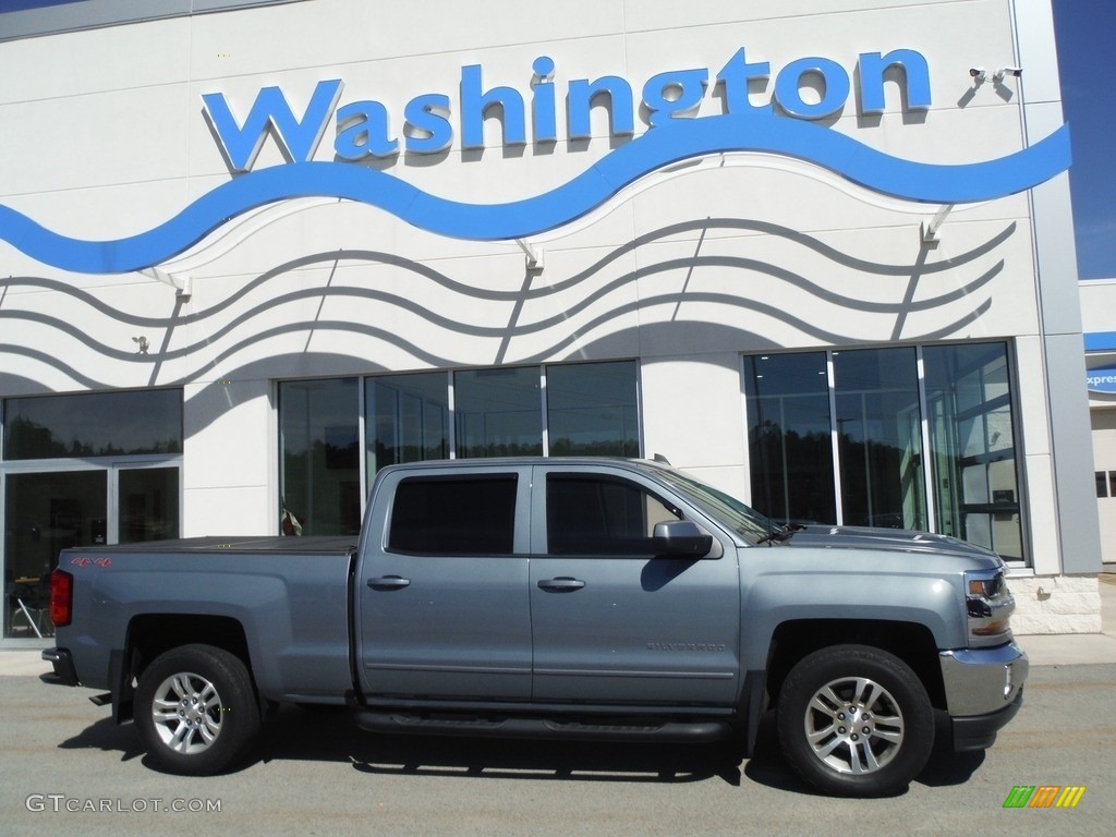 2016 Silverado 1500 LT Crew Cab 4x4 - Slate Grey Metallic / Jet Black photo #2