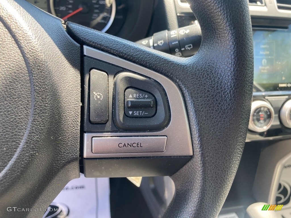 2018 Subaru Forester 2.5i Premium Black Steering Wheel Photo #144471893