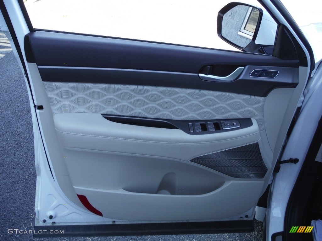 2020 Palisade Limited AWD - Hyper White / Light Beige photo #16