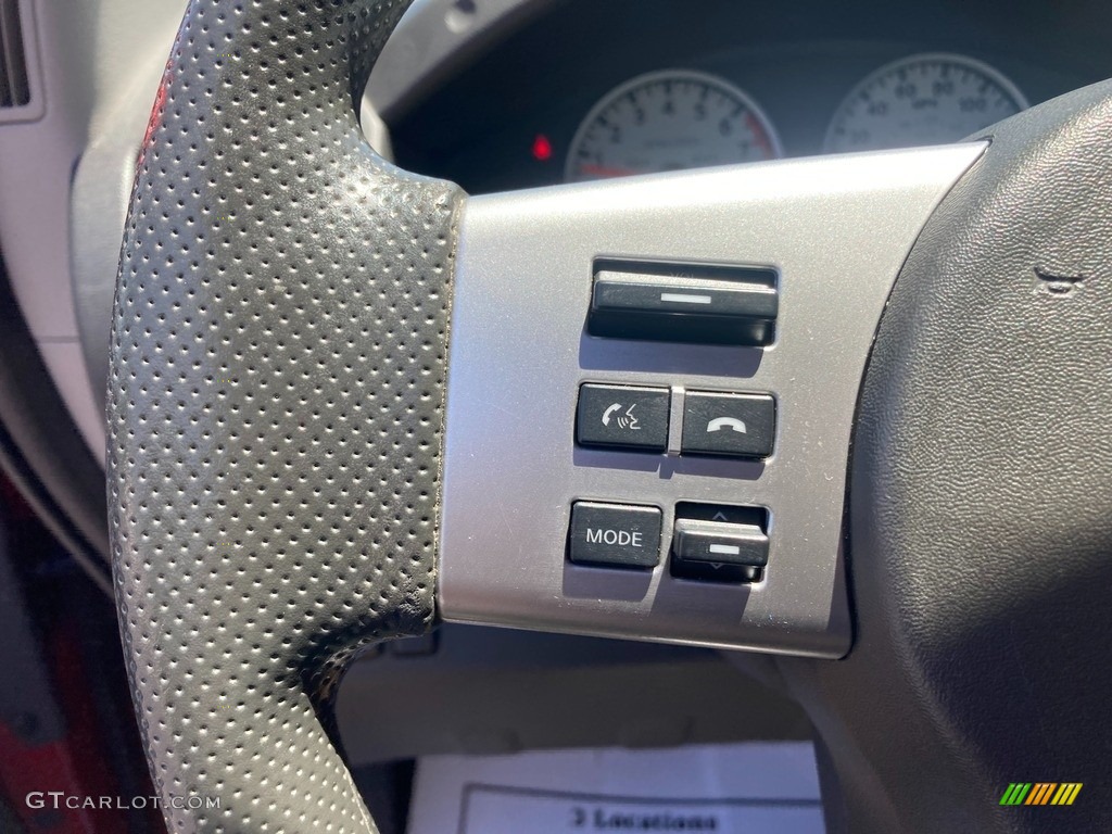 2018 Nissan Frontier Desert Runner King Cab Graphite Steering Wheel Photo #144472772