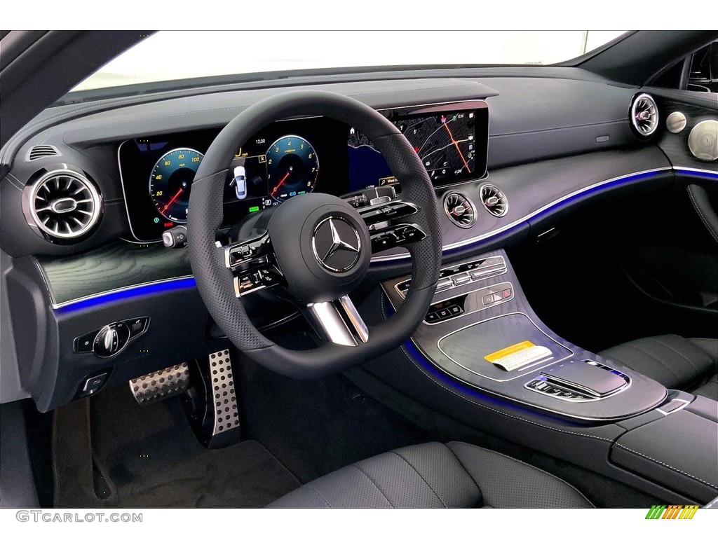Black Interior 2022 Mercedes-Benz E 450 Coupe Photo #144473356