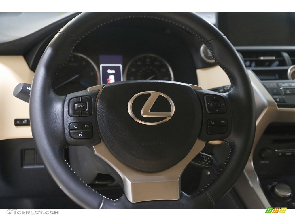2015 Lexus NX 200t Creme Steering Wheel Photo #144473764