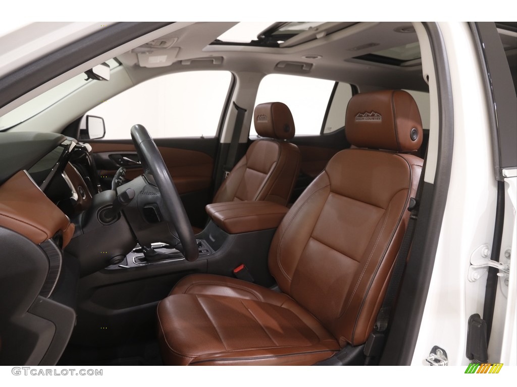 Jet Black/­Loft Brown Interior 2020 Chevrolet Traverse High Country AWD Photo #144474101