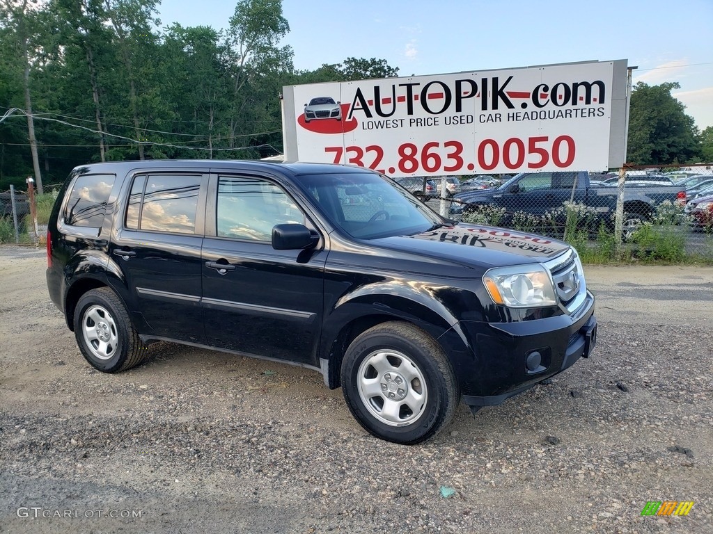 2009 Pilot LX 4WD - Formal Black / Black photo #1