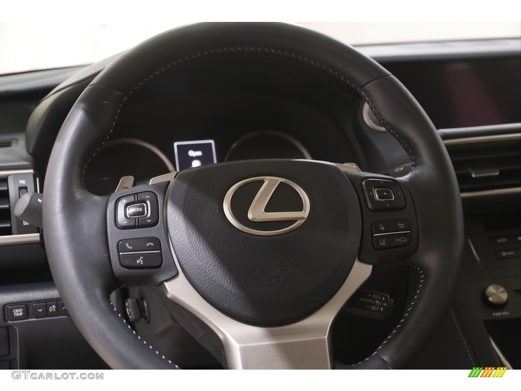 2019 Lexus IS 300 AWD Chateau Steering Wheel Photo #144474211