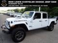 2020 Bright White Jeep Gladiator Rubicon 4x4  photo #1