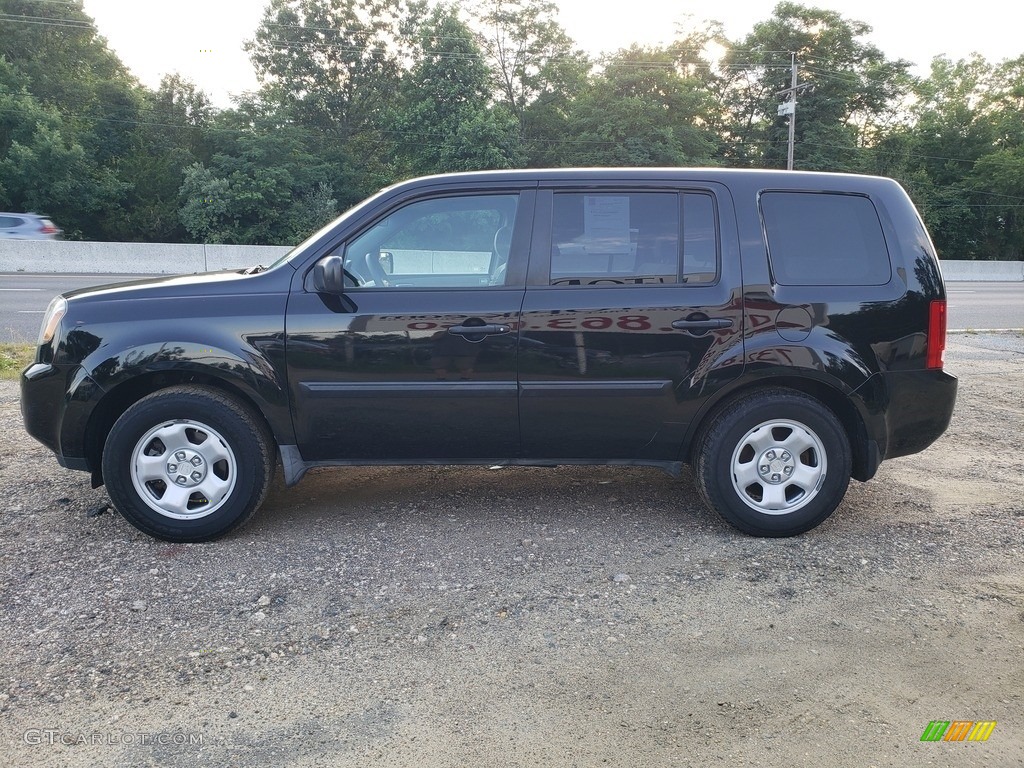 2009 Pilot LX 4WD - Formal Black / Black photo #4