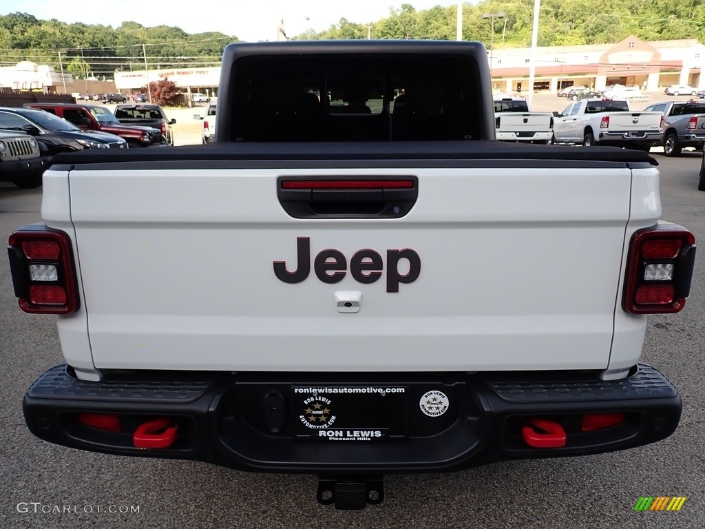 2020 Gladiator Rubicon 4x4 - Bright White / Black/Dark Saddle photo #4