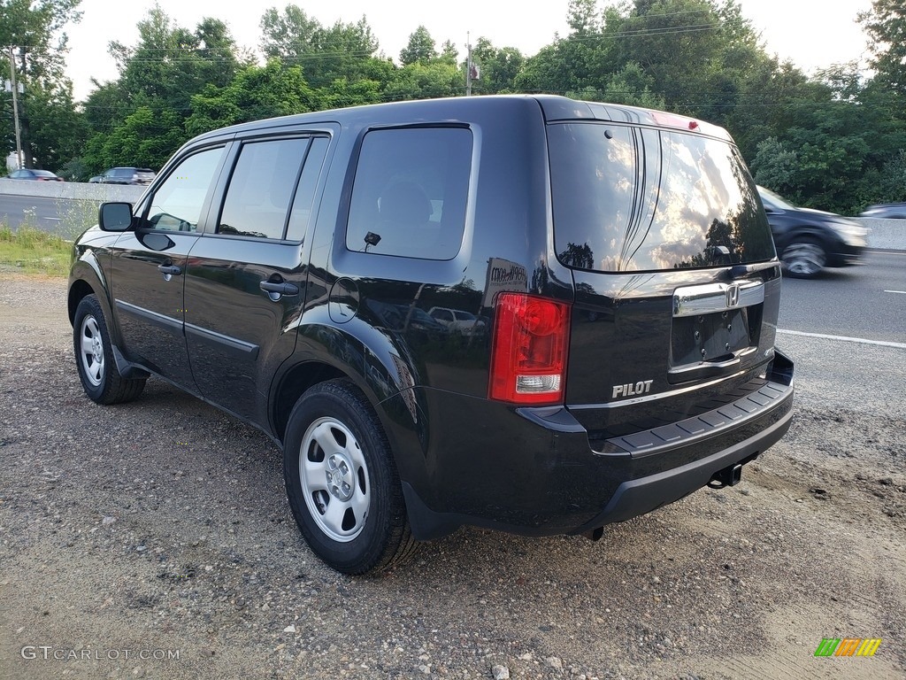 2009 Pilot LX 4WD - Formal Black / Black photo #5