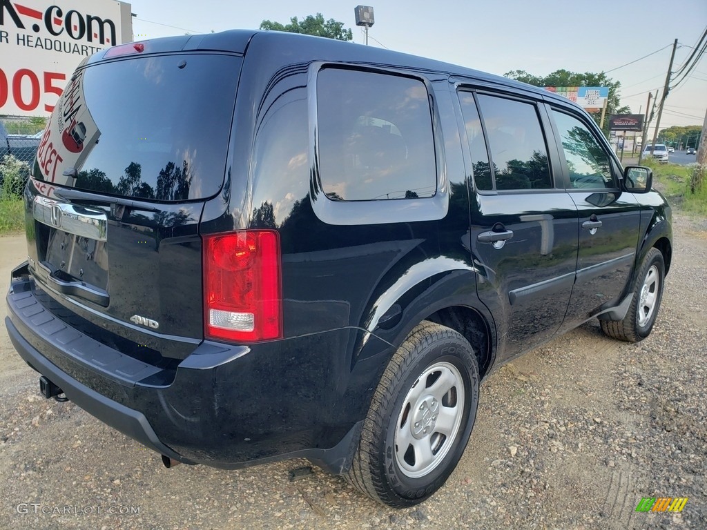 2009 Pilot LX 4WD - Formal Black / Black photo #7