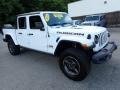 2020 Bright White Jeep Gladiator Rubicon 4x4  photo #8