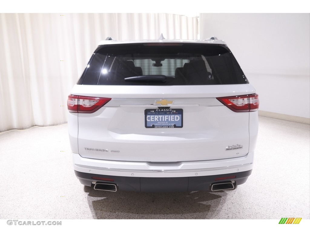 2020 Traverse High Country AWD - Iridescent Pearl Tricoat / Jet Black/­Loft Brown photo #23
