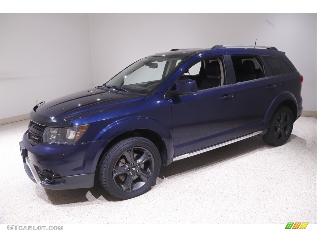 2019 Journey Crossroad AWD - Contusion Blue Pearl / Black photo #3