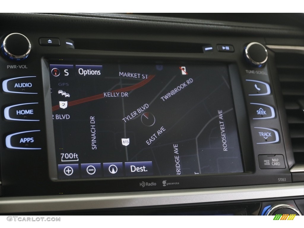 2015 Highlander XLE AWD - Attitude Black Metallic / Ash photo #11