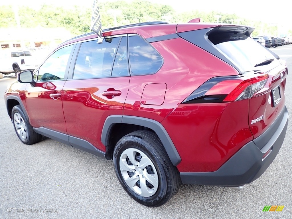 2021 RAV4 LE AWD - Ruby Flare Pearl / Black photo #3