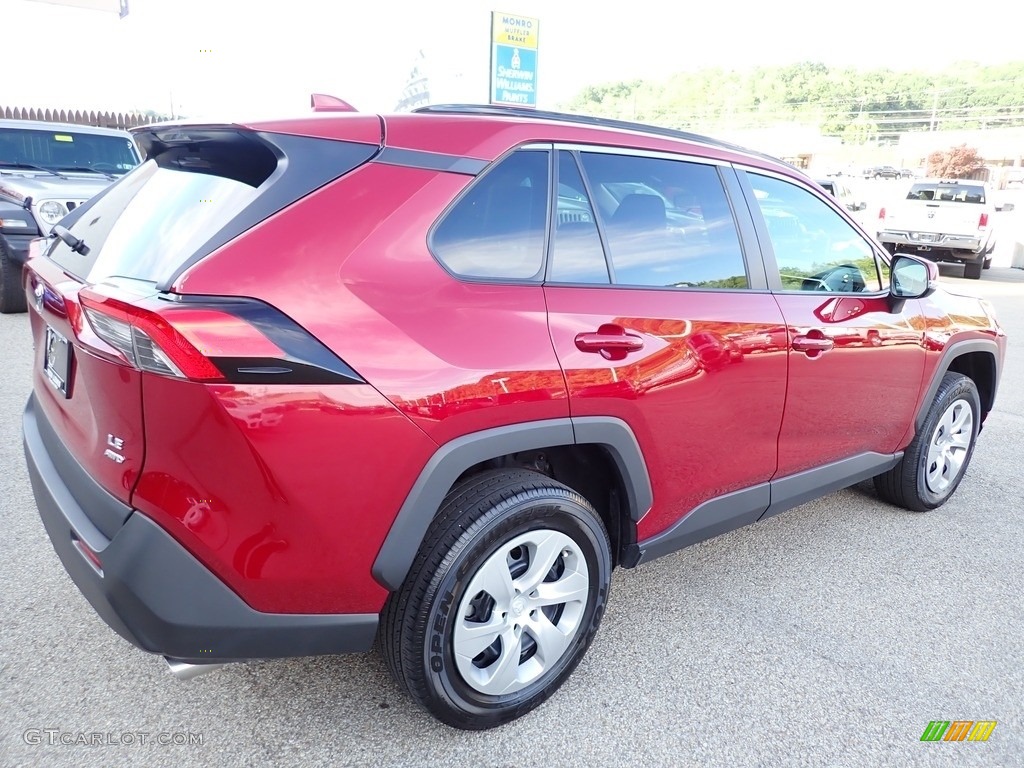 2021 RAV4 LE AWD - Ruby Flare Pearl / Black photo #6