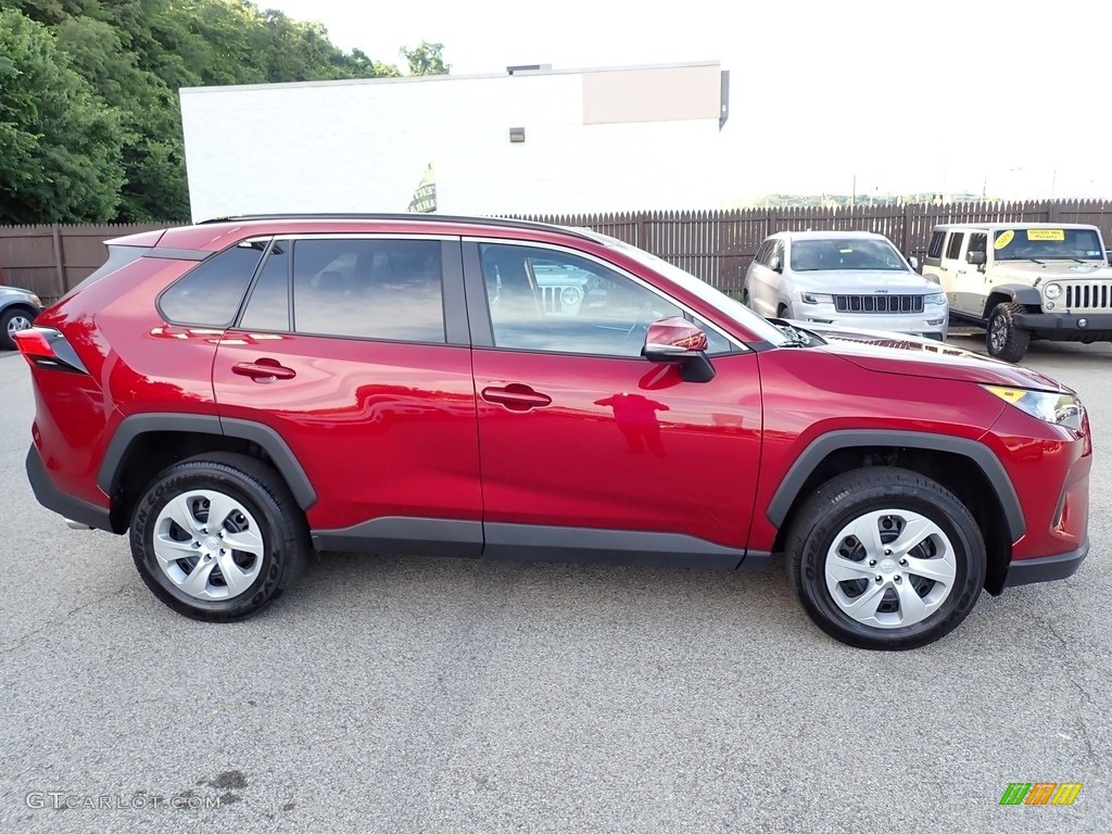 Ruby Flare Pearl 2021 Toyota RAV4 LE AWD Exterior Photo #144474913
