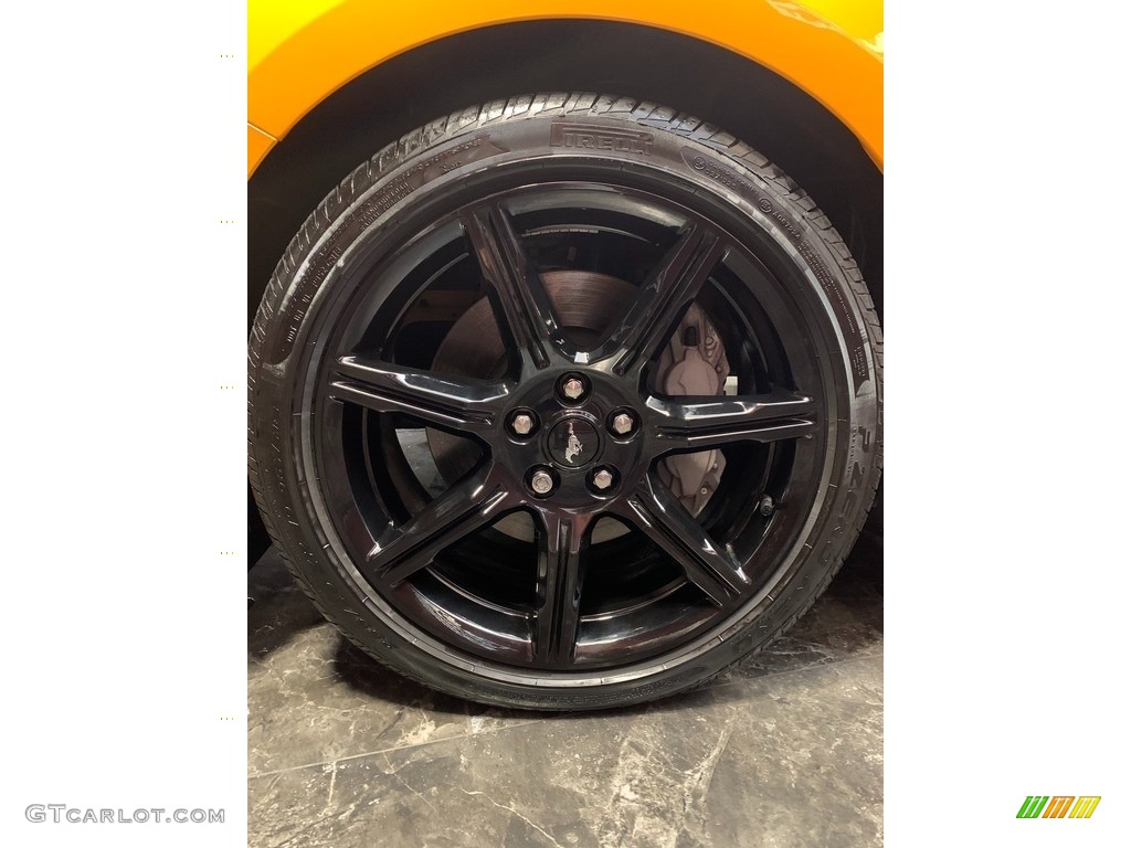 2019 Mustang GT Premium Fastback - Orange Fury / Ebony photo #8