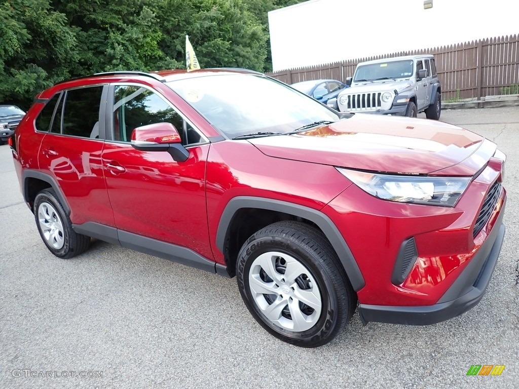 Ruby Flare Pearl 2021 Toyota RAV4 LE AWD Exterior Photo #144474937