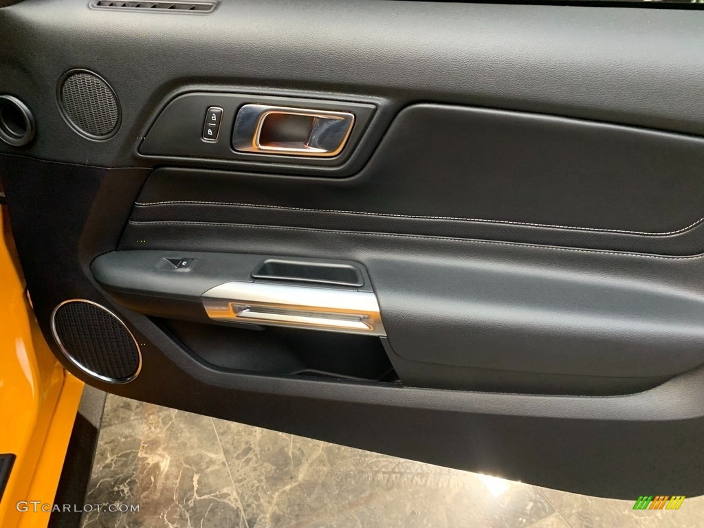 2019 Mustang GT Premium Fastback - Orange Fury / Ebony photo #15