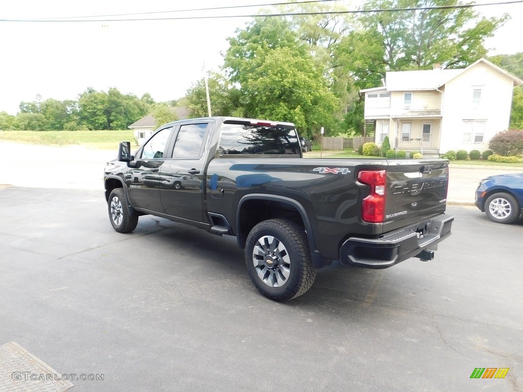 2022 Silverado 2500HD Custom Crew Cab 4x4 - Greenstone Metallic / Jet Black photo #5