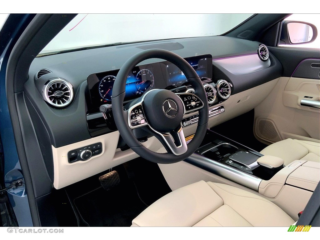 2022 GLA 250 - Denim Blue Metallic / Macchiato Beige photo #4