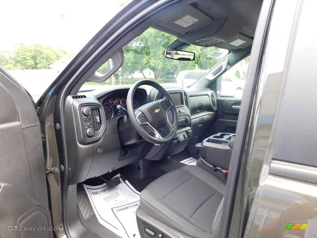 Jet Black Interior 2022 Chevrolet Silverado 2500HD Custom Crew Cab 4x4 Photo #144475549