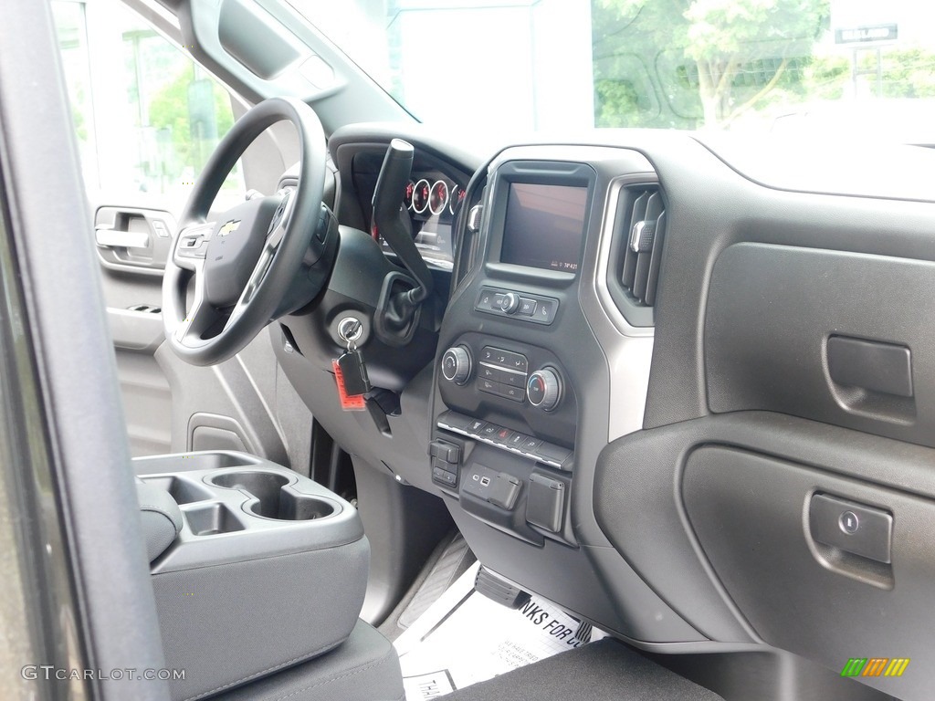 2022 Silverado 2500HD Custom Crew Cab 4x4 - Greenstone Metallic / Jet Black photo #20