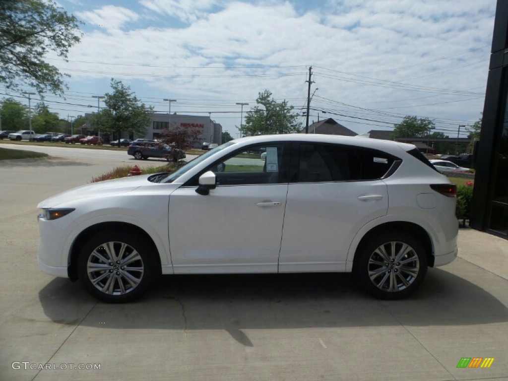 Snowflake White Pearl Mica 2022 Mazda CX-5 Turbo Signature AWD Exterior Photo #144475897